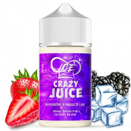Boysenberry & Fraises de Lune Ice 50ml - Crazy Juice - Mukk Mukk - Svapo Shop