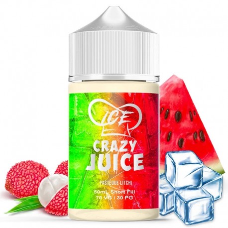 Pastèque Litchi Ice 50ml - Crazy juice - Mukk Mukk - Svapo Shop